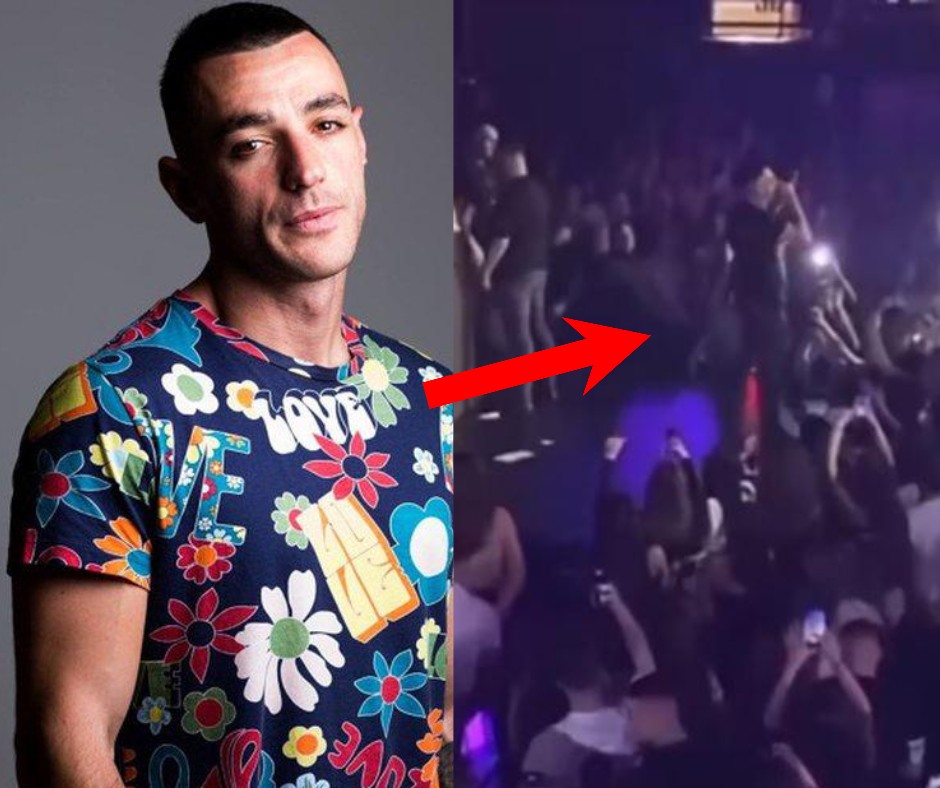 They shoot guns during Stresi’s concert at “Cinco Cavalli”